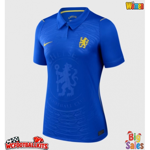 Chelsea Geovany Quenda #23 Replica Home Stadium Shirt for Women 2026-27 Short Sleeve